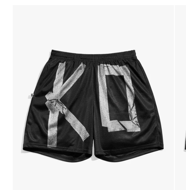 

2026 Men's Kevin Owens KO Retro Basketball Mesh Shorts Y2K Oversized Quick Drying Shorts Suitable for Daily and Training Wear