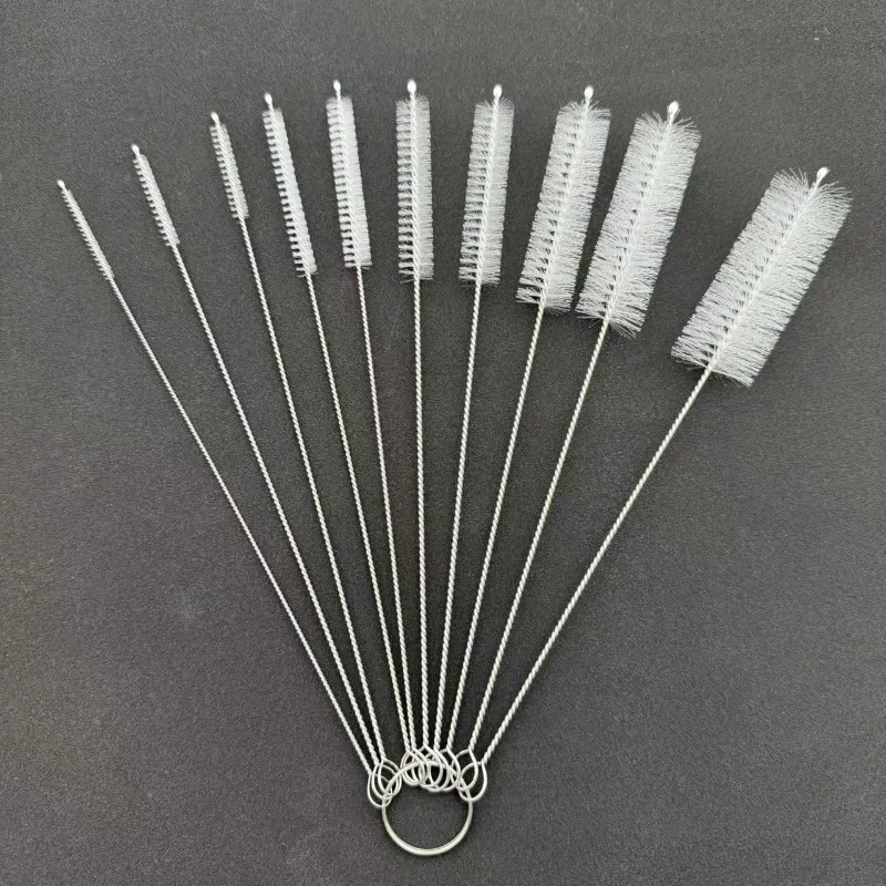 Nylon Brush Multi-Functional Tools Set Spray Brush Cleaning Drink Straws Sewing Machines Paint Spray Guns Cleaning Brush