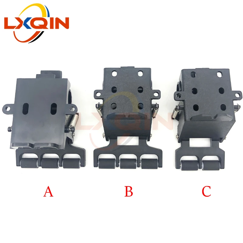 

LXQIN 4pcs printer pinch roller assembly for Allwin Gongzheng Xuli large format printer rebber roller paper pressure parts