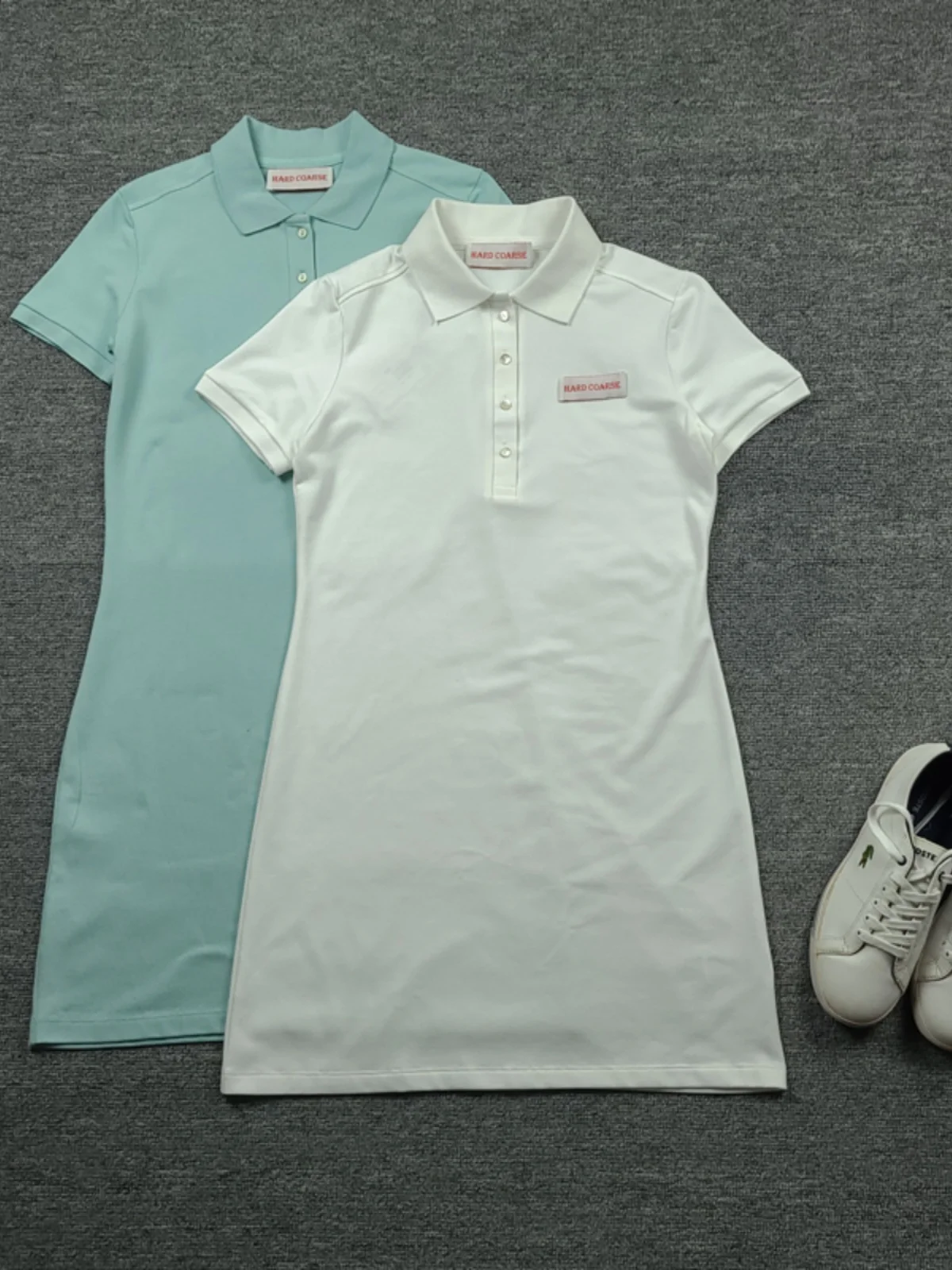 Novedad de verano, vestido  clásico de aodón multicolor, falda de viajero de manga corta con cuello vuelto, vestido de ...