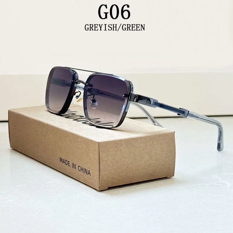 ZUIDID 2025 quadratische Sonnenbrille Männer Luxus Vintage Sonnenbrille Frauen Trendy Retro Mode Gläser Gafas De Sol Hombre Lunette Soleil Femme 3