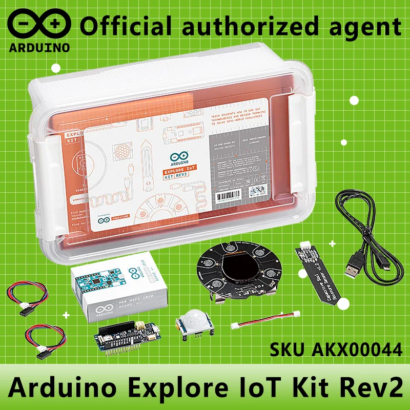 Arduino Explore IoT Kit Rev2 AKX00044 Original de Italia Arduino MKR IoT Carrier Rev2 Arduino MKR WiFi 1010
