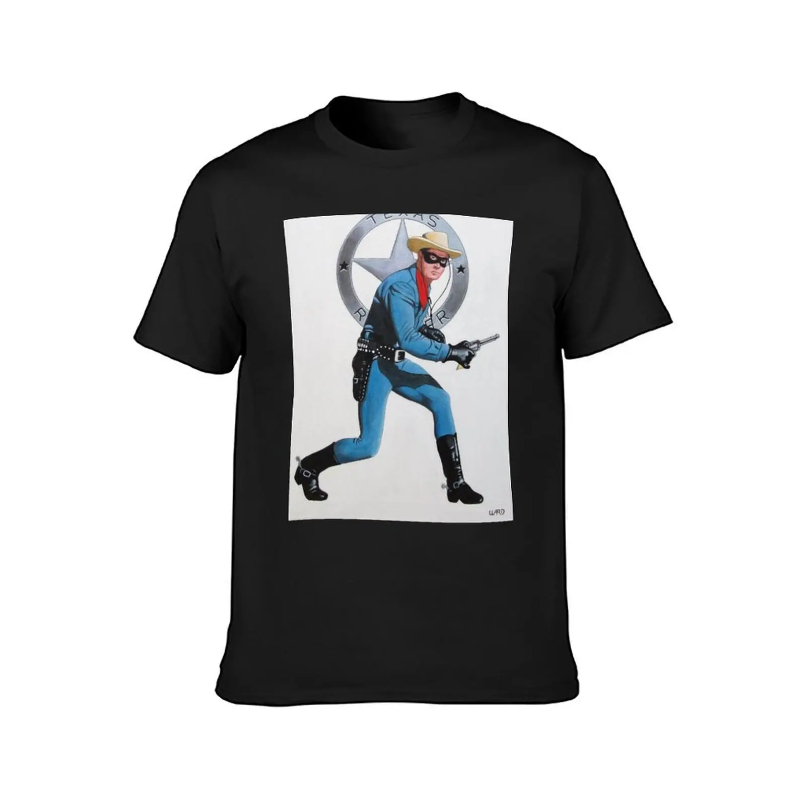 LONE RANGER CLAYTON MOORE T-Shirt sweat plus sizes men clothes