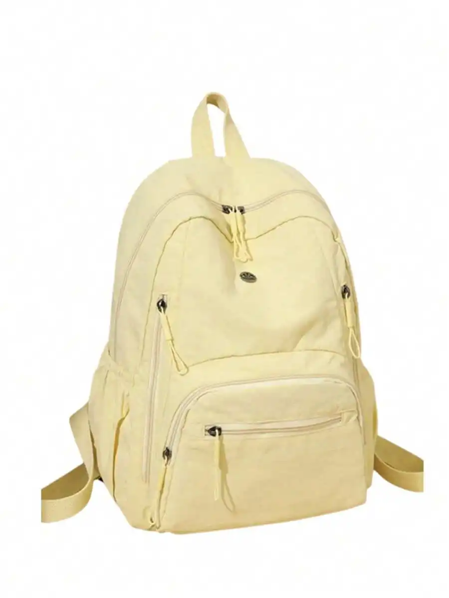 Lightweight Nylon Multifunctional Backpack With Multiple Pockets For Laptop Travel Work