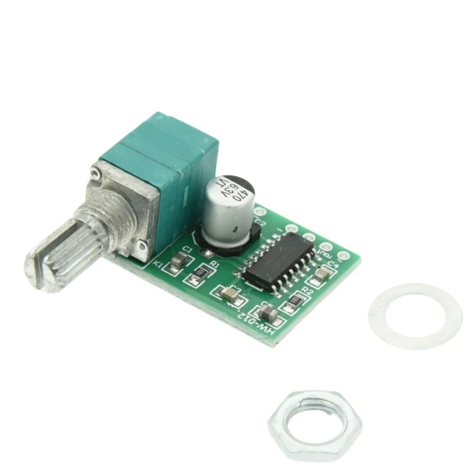 PAM8403 Digitaler Audio-Verstärker-Board 5V 2x3W Klasse D Mini-Stereo-Sound-Verstärkermodul mit Schalter, Potentiometer und Lautstärkeregelung – Detail 1