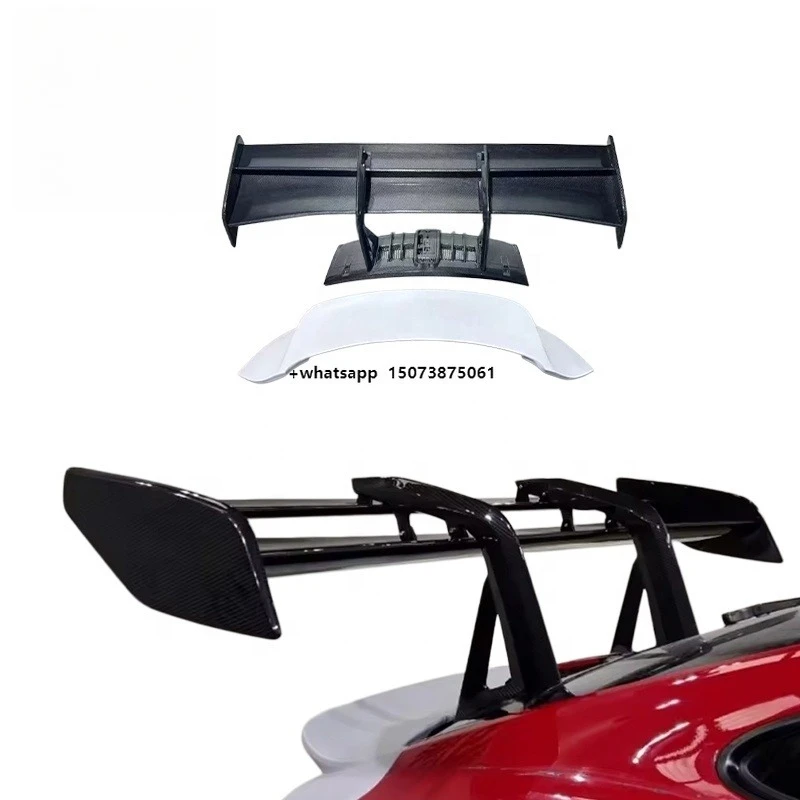 

Dry Carbon Fiber GT3 Rear Wing Spoiler for 911 992 2019+ GT3 Spoiler Rear Wing Car Accessories Rear Spoiler
