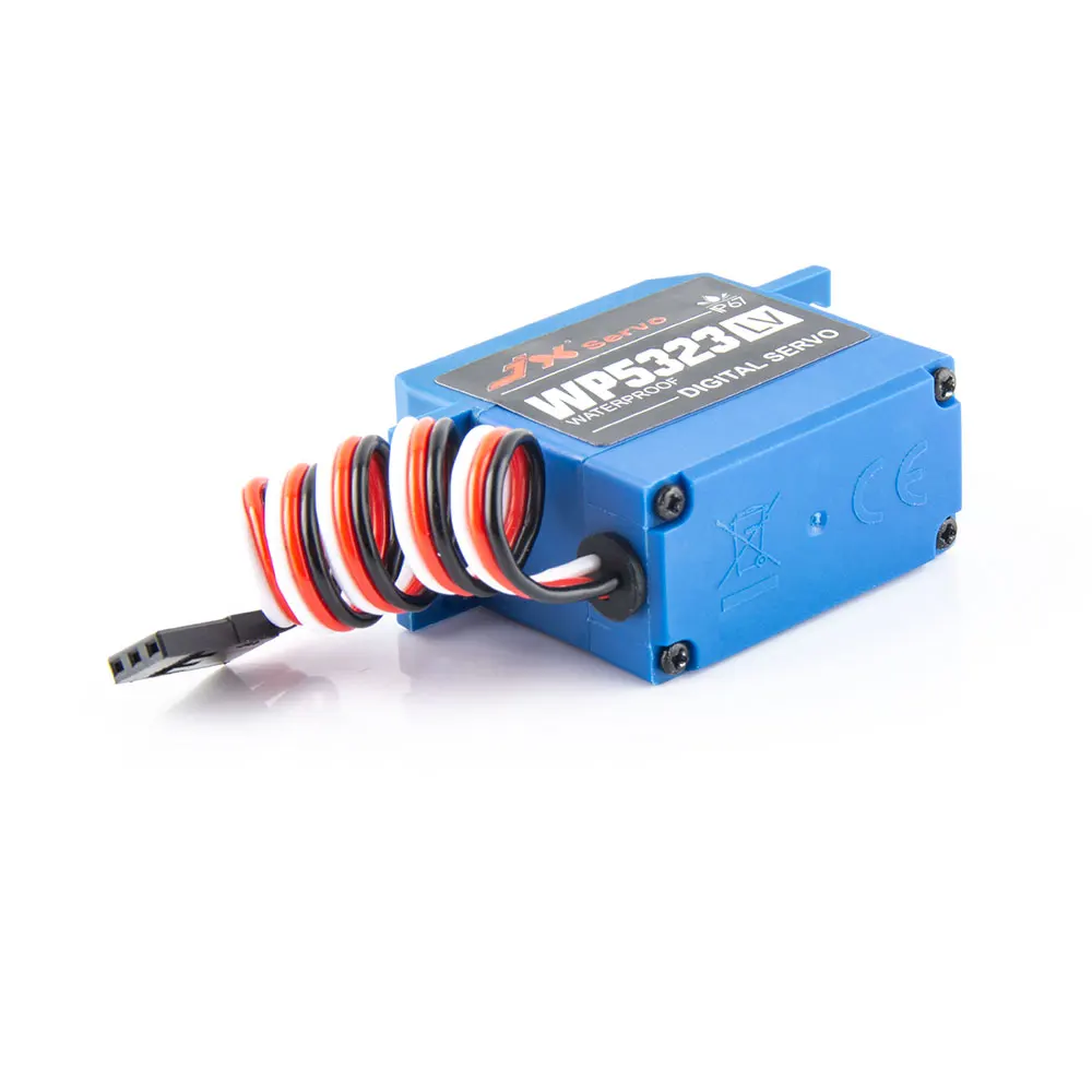 JX سيرفو WP5323LV 23 كجم رقمي مقاوم للماء 6.0 فولت IP67 معيار ميتال جير سيرفو 1/8 1/10 RC محركات السيارات والقوارب #6