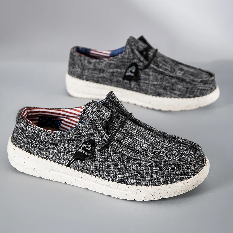 Big Size 48 49 50 Men Slip On Loafers Breathable Elastic Quick Laces Lightweight Non Slip Casual Shoes for Daily Travel Driving