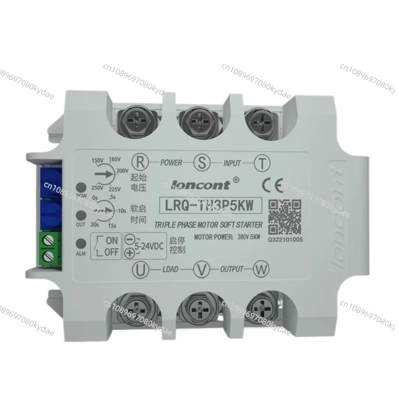 

Longcont Three-phase Motor Soft Starter Online Slow Start Module LRQ-TH3P5KW Step-down Controller