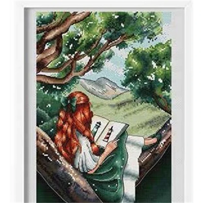 6748 Counted Cross Stitch Complete Kit Cross-stitch Hobby DIY Embroidery Kit Cross Stitch Set Needlework Kids Handicrafts Adults