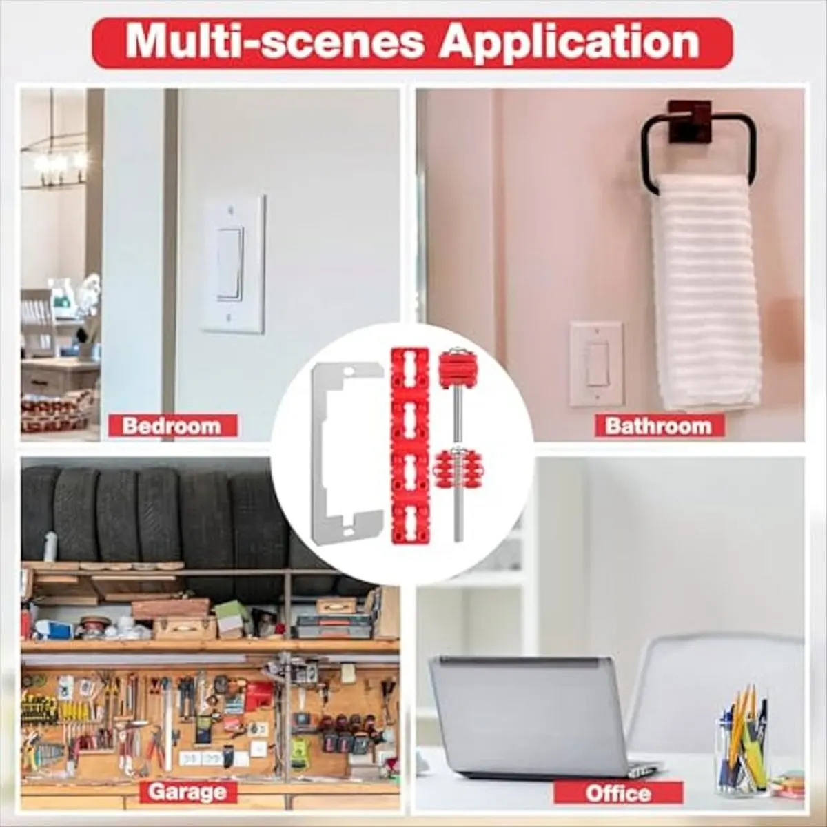 【~-new-a02r】wall-plate-spacer-electric-receptacle-spacers-outlet-spacers-for-electrical-box-plastic-switch-and-receptacle-space