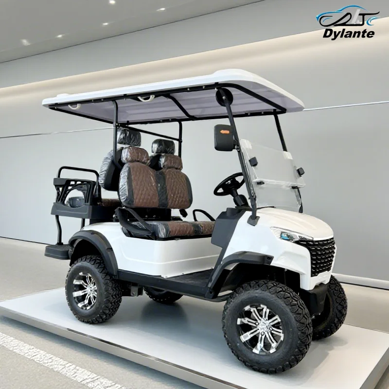 

Лидер продаж, американский электрический горный велосипед, 2, 4, 6 мест, 48 В, 60 В, 5000 Вт, электрическая тележка для гольфа, подходит с регулируемым рулевым колесом