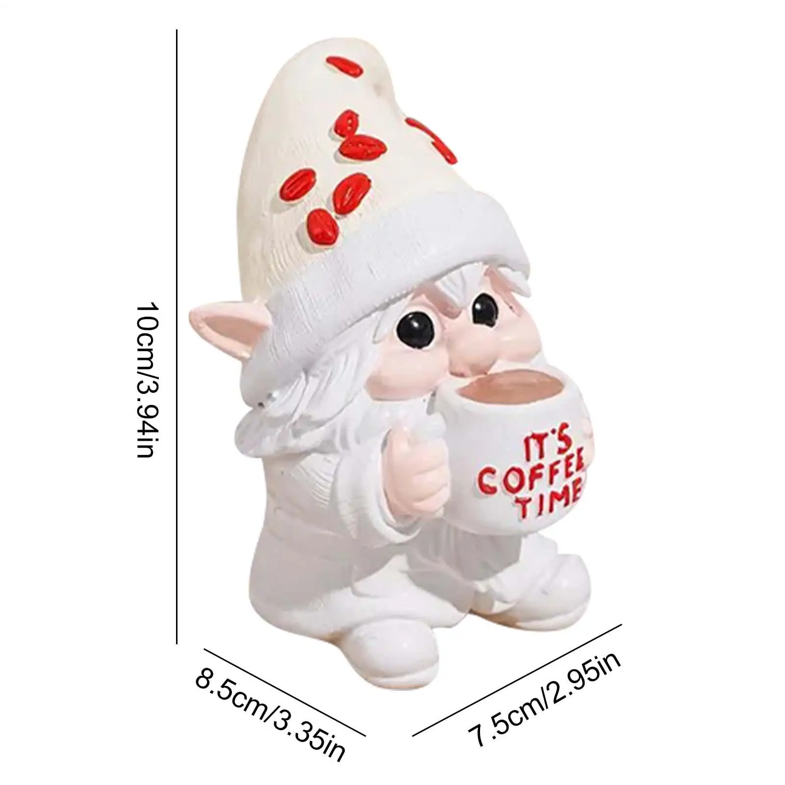 Small Gnomes Figurines Coffee Table Decorations Resin Collectible Figurines For Home Living Room Bedroom Kitchen Mantel Shelf