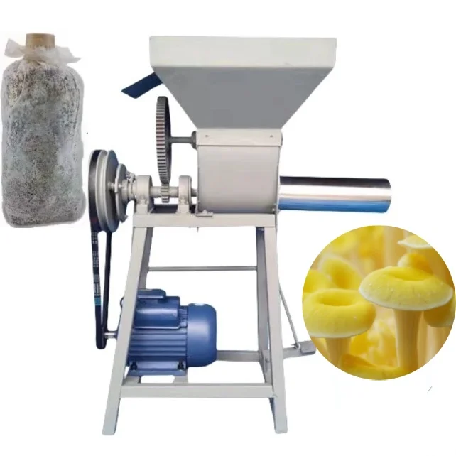 Small oyster Mushroom Bagging Machine Shiitake Cultivation Bag Compost Filling Machinery Mushroom Growing Equipment