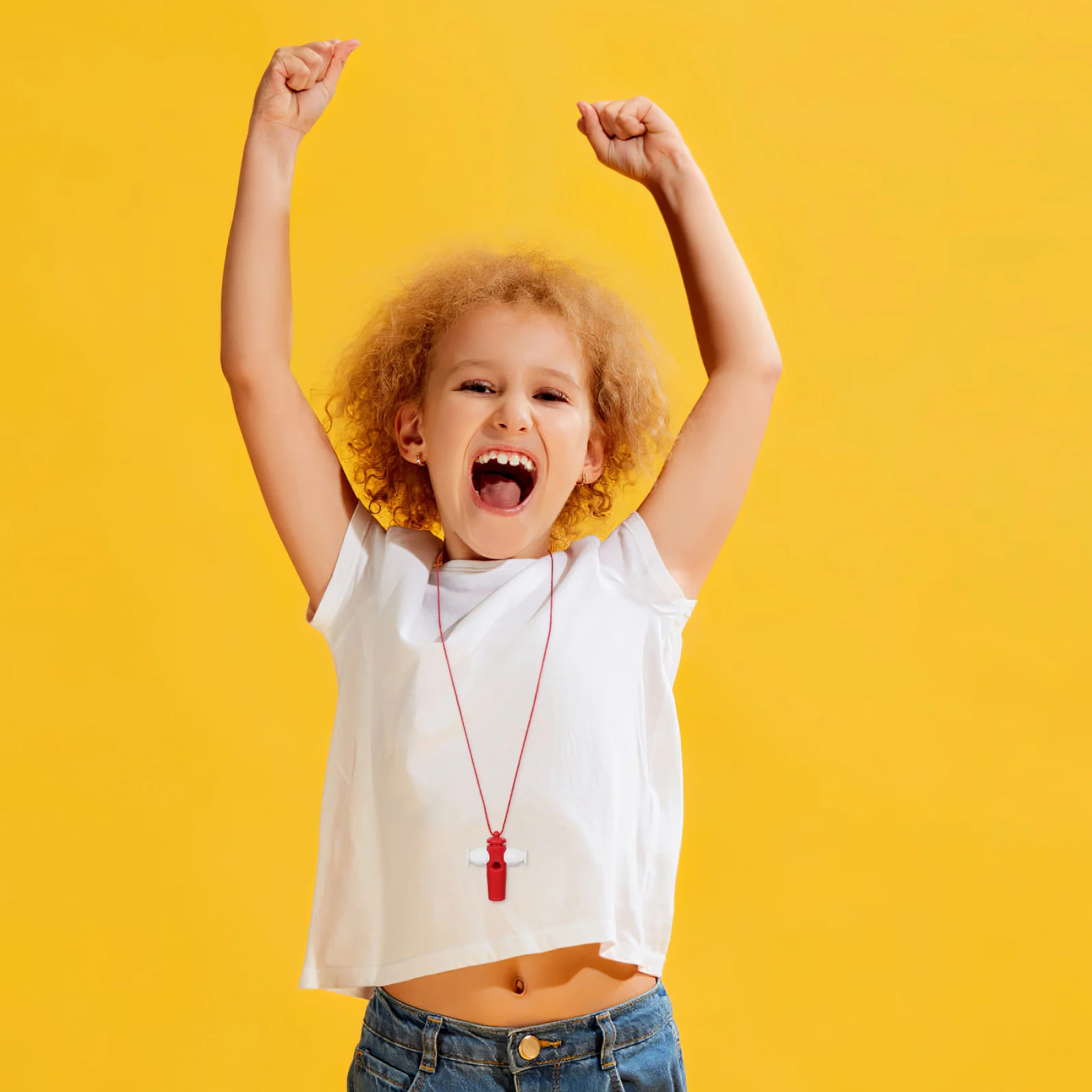 

Red Plastic Samba Whistle Kids Lightweight Musical Instrument For Dance Performance Party Noise Maker Outdoor Fun Emergency