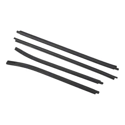 4PCS Window Moulding Trims Rubber 68161 0K010 Replacement for Toyota Hilux SR5 VIGO MK6 PICKUP 2005 to 2015