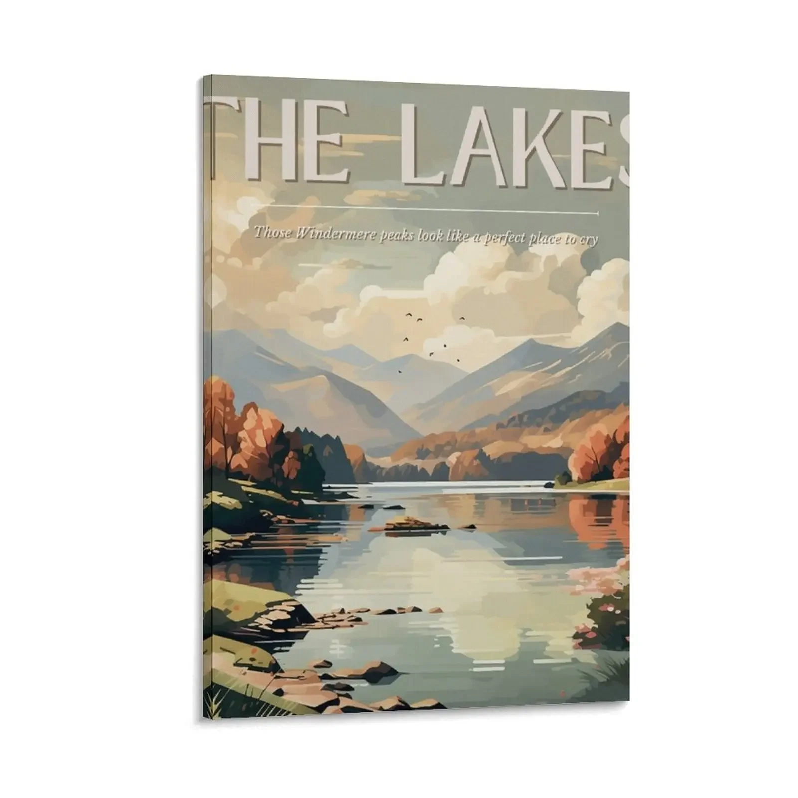 

the lakes poster, sticker Canvas Painting Decoration for bedroom decor
