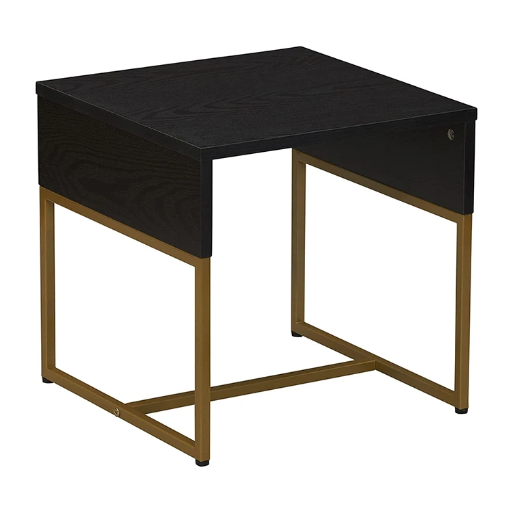Z DU'S Modern Solid Wood Corner Table, Compact And Delicate, Perfect For Living Room Corners Or Bedroom Use.Z