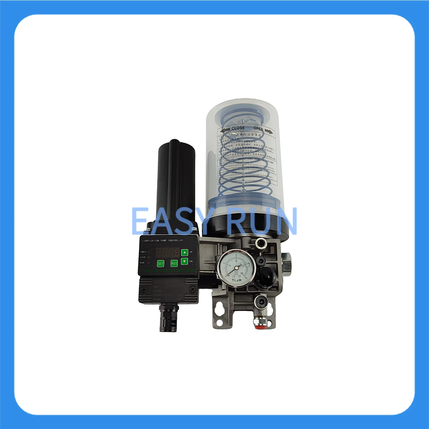 Food Machinery Lubrication System Small, Small Capacity 700ml Chain Lubrication Pump, Quantitative Volume System