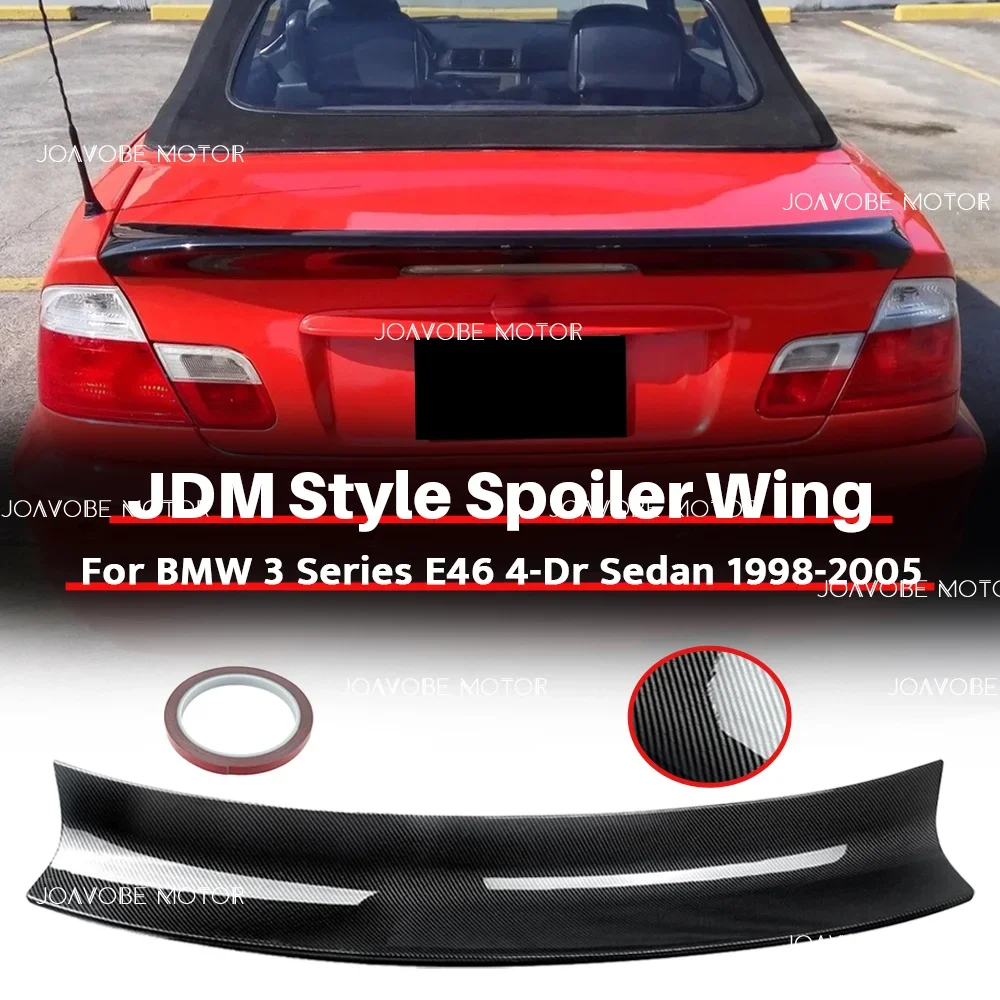 

Глянцевый карбоновый спойлер в стиле PSM для BMW 3 серии E46 4-дверный седан 1998-2005