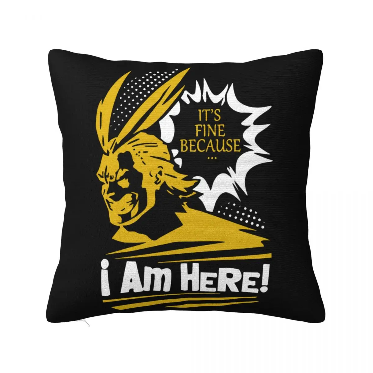 New My Heroes Academia All Might Mens Black Navy S M L Xl 6Xl New Straight Vacation Pillow Case