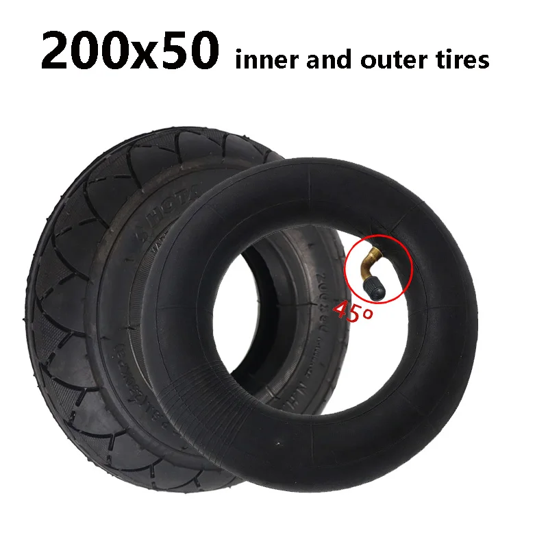 8 Inch Electric Scooter Special Tire 200x50 (8X2) Inner and Outer Tire for The Electric Razor E100, E200, EPunk and Dune Buggy