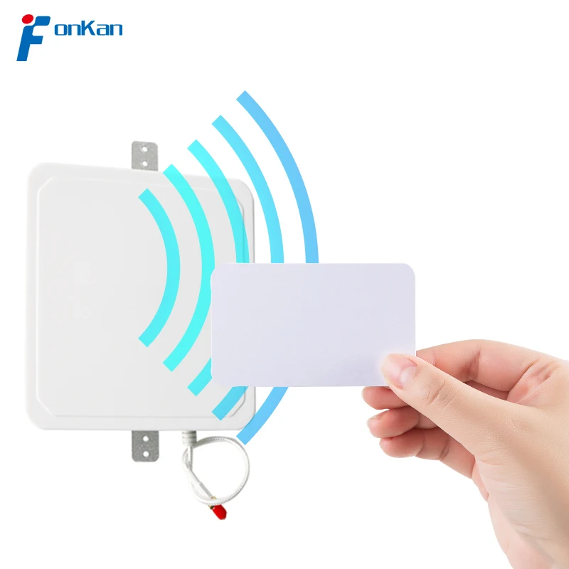 7dBi Circular RFID UHF Long Range RFID Panel Antenna UHF RFID Reader Antenna for Access Control Management
