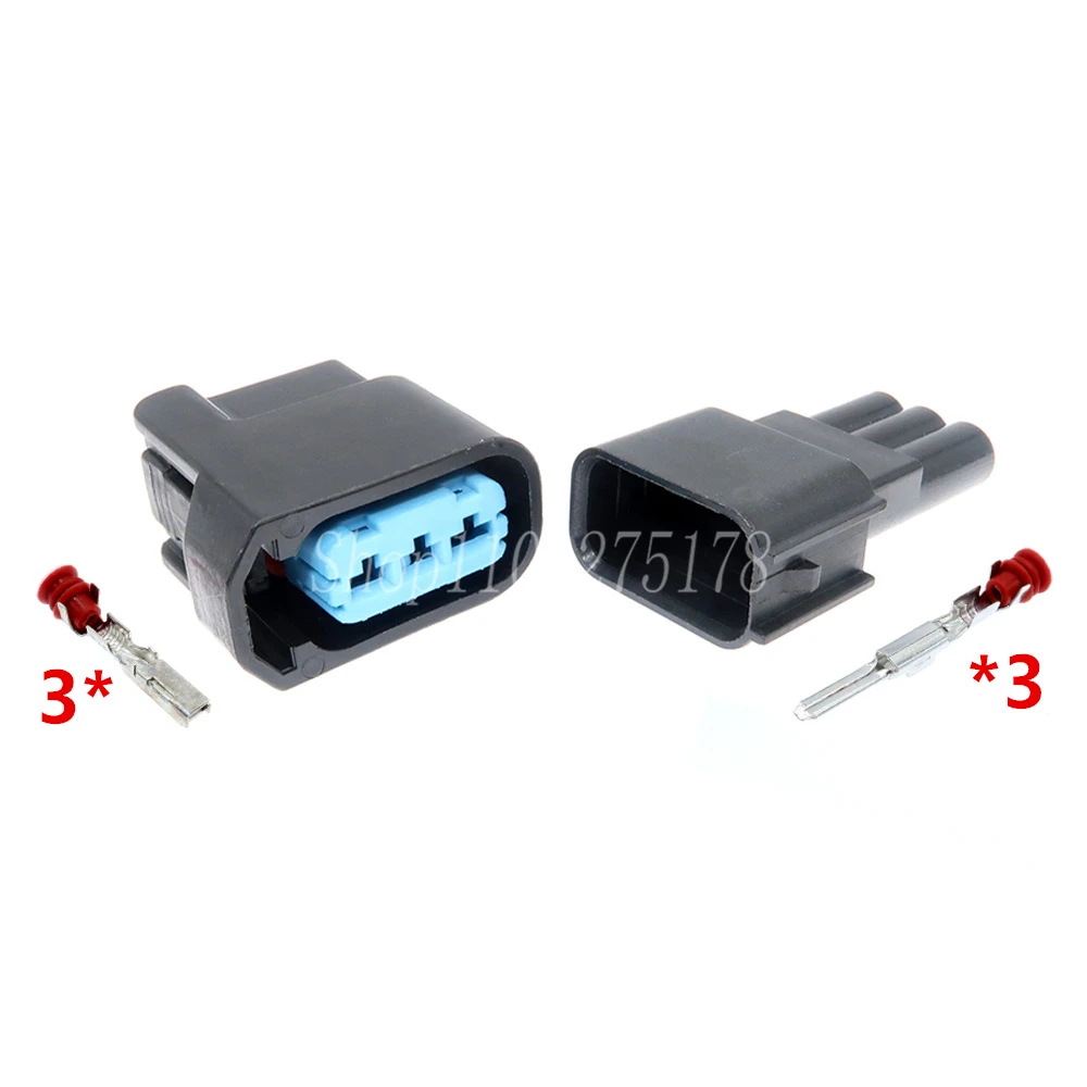 1 Set 3 Pin 6189-0728 Waterproof Connector Car High Voltage Pack Ignition Coil Wire Cable Socket for Honda Accord CRV