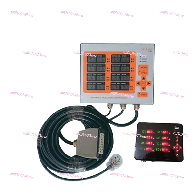 Hot runner timing controller Delayer 8 sets Air  Oil  Time  8 points Mold injection molding machine Needle valve