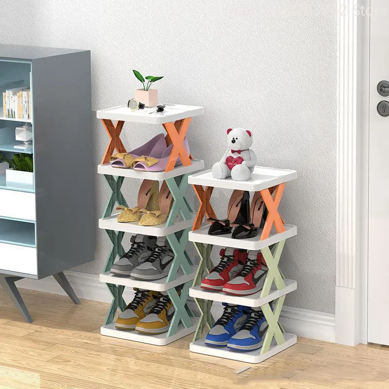 

Shoe Rack - Shoe Organizer Multilayer Tiers For Closet Narrow, Plastic Shoe Rack Storage Organizer For Entryway Cabinets Home Su