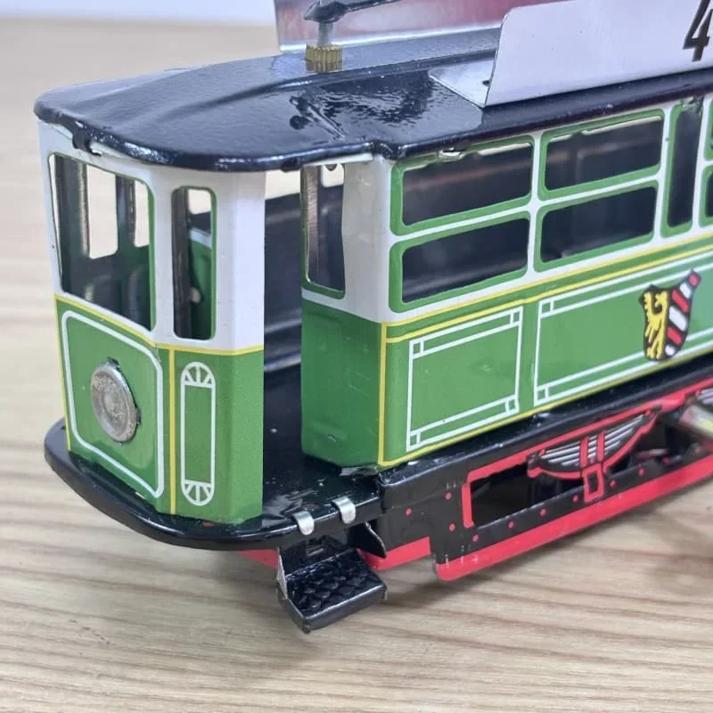[Grappig] Collectie voor volwassenen Retro opwindspeelgoed Metaalblik De trolley Mechanische uurwerkfiguren model verjaardagscadeau voor kinderen