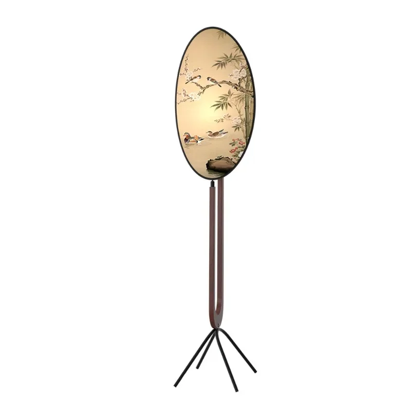 Retro B & B screen lamp, floor lamp in the ancient style