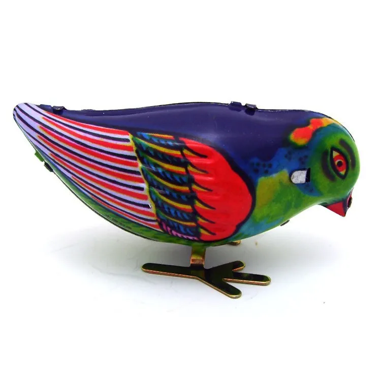 MS029 Sroka cynowa, nostalgiczna kolekcja retro zabawek Rekwizyty fotograficzne Zabawki blaszane