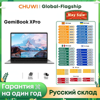CHUWI 14.1-inch GemiBook XPro Laptop Intel N100 Graphics 600 GPU Screen 8GB RAM 256GB SSD With Cooling Fan Windows 11 Notebook