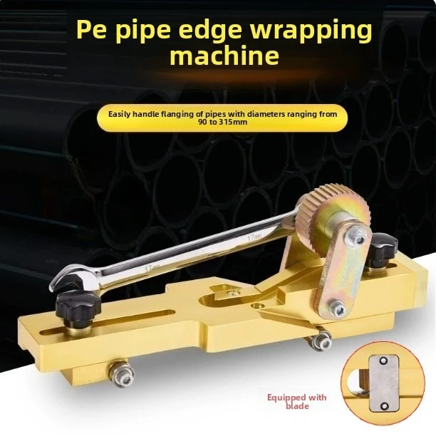 PE pipe edge planer hot melt butt welder welding edge sharpener gas pipeline planer flanging cutter