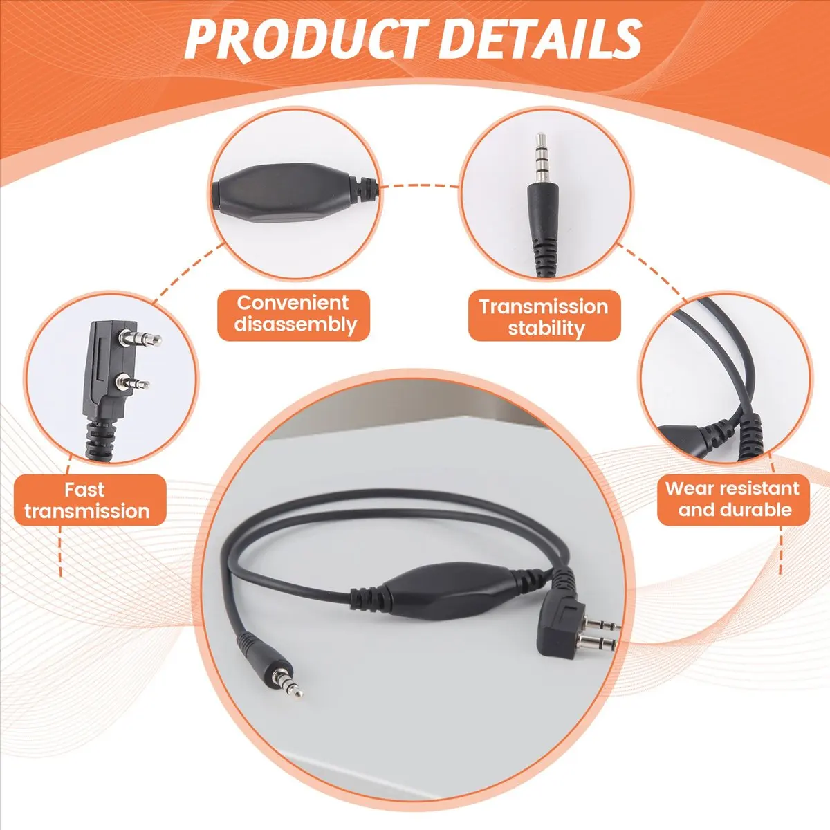 JULY 2026 A+APRS-K1 Cable Audio Interface Cable for /// Android(APRSDroid)-IOS (APRSpro)