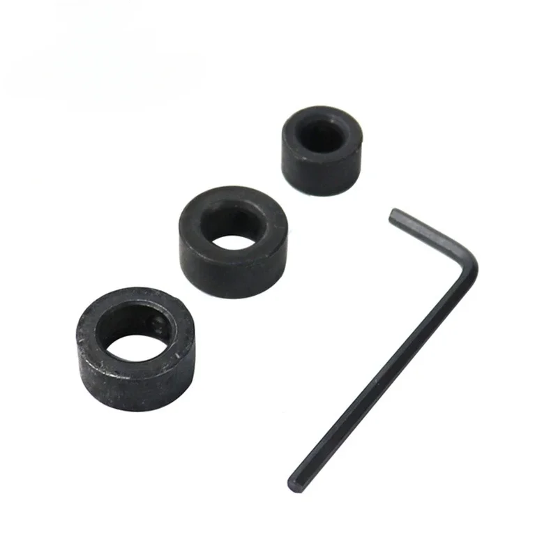 3 Mũi Carbon Khoan Thép Limiter Định Vị Vòng Chặn Độ Sâu Vòng Cổ Định Vị Cờ Lê Lục Giác Cán Gỗ Dụng Cụ 6 8 10Mm