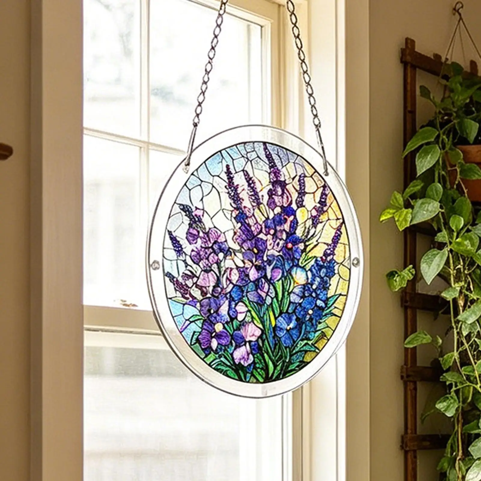 Suncatcher Window Hanging Acrylic Puzzles Sun Catcher Acrylic Puzzles DIY Creative Jigsaw Puzzle Pendant  Home Window Decor