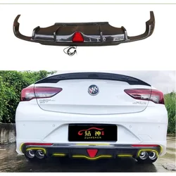 For Opel Insignia 17-19 Buick Regal GS Carbon Fibre Rear Lip Modified Car Accessories Back Bumper Spoiler Body Kits