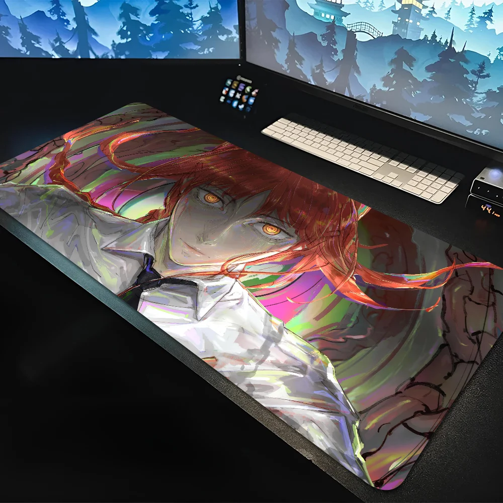 

1pc hot anime Chainsaw Man Makima Non-slip Mouse Pad Suitable For Office Computers Laptops E-sports Game Desk Mats XXL Keyboard