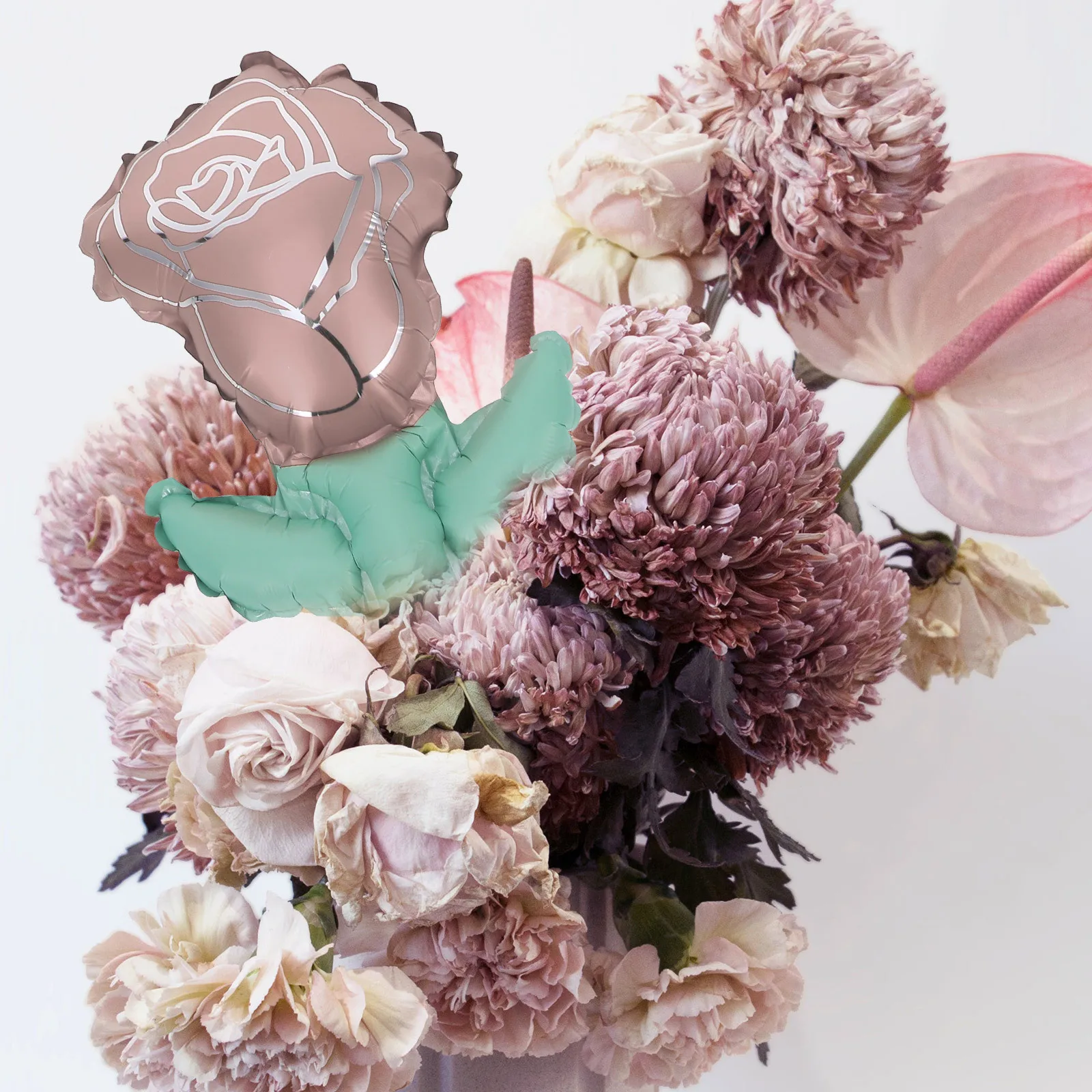 

10Pcs Confession Rose Balloons Strong Long-Lasting Wedding Party Valentine's Day Balloon Set Romantic Festival Decor