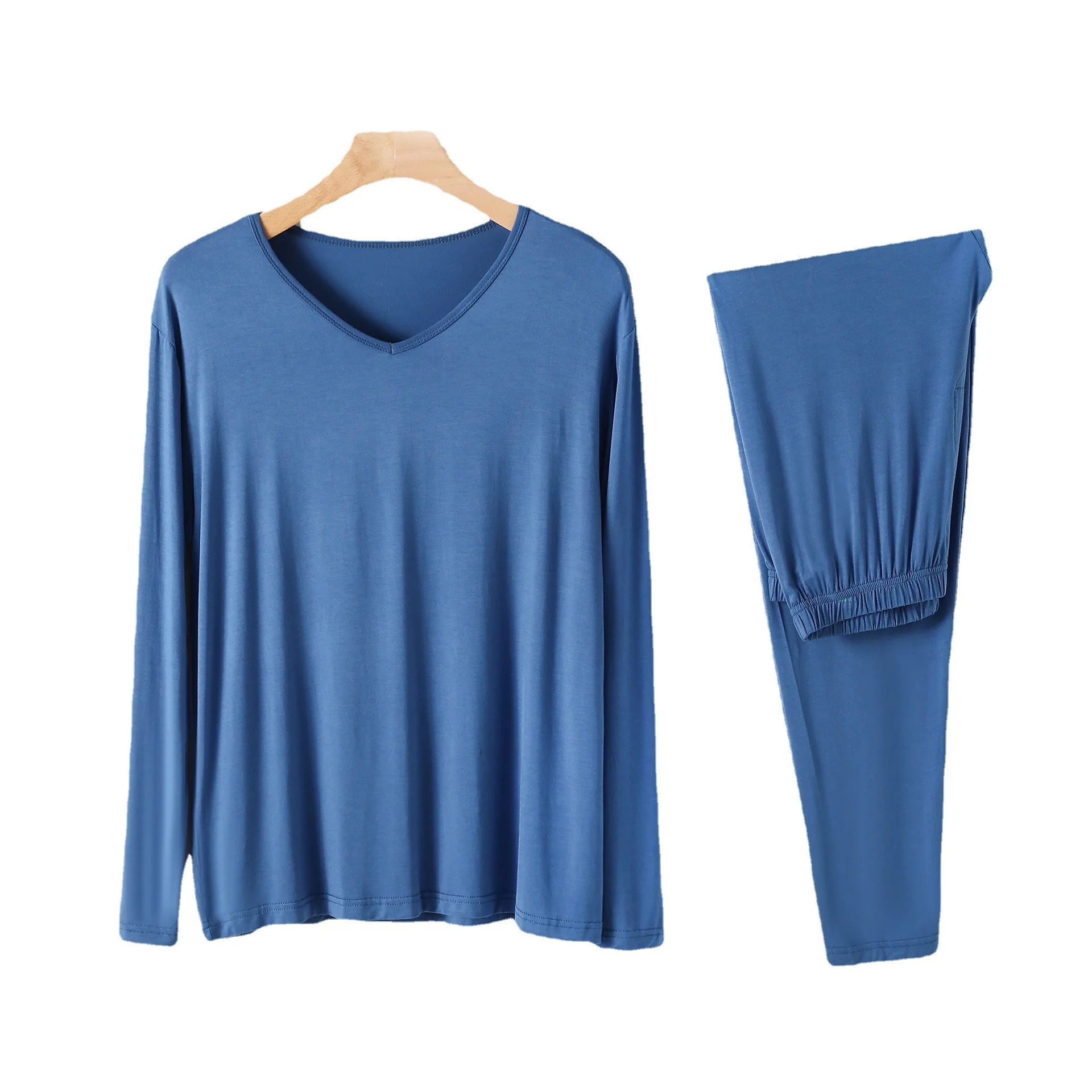 v-neck -blue