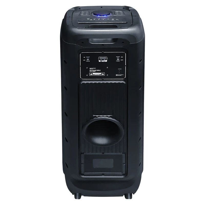 Portable Wireless BT Big Partybox 120w party speaker Remote Control Flame Led Light louder Sound Bass DJ Karaoke Speaker