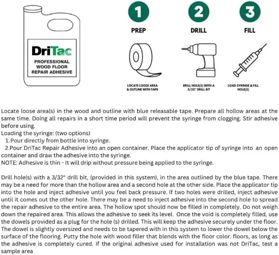 d Floor Repair Kit-Engineered Flooring Only 32Oz