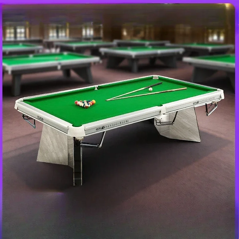 Medium eight standard pool table steel warehouse bluestone automatic return table home and commercial dual-purpose pool hall