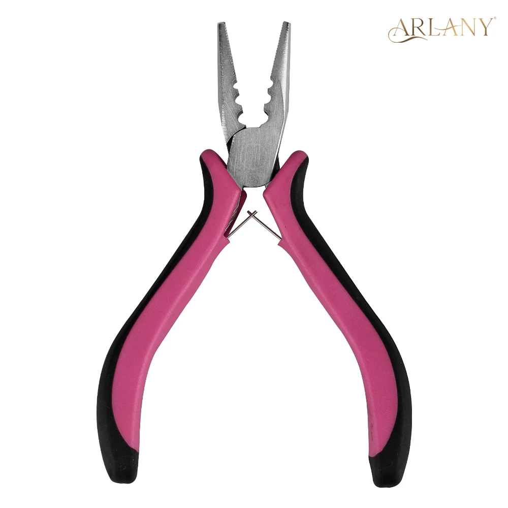 

ARLANY щипцы для наращивания волос с 3-отверстиями, плоскогубцы для микробусинок, наращивание перьев, швейные наращивания утка, банки для волос