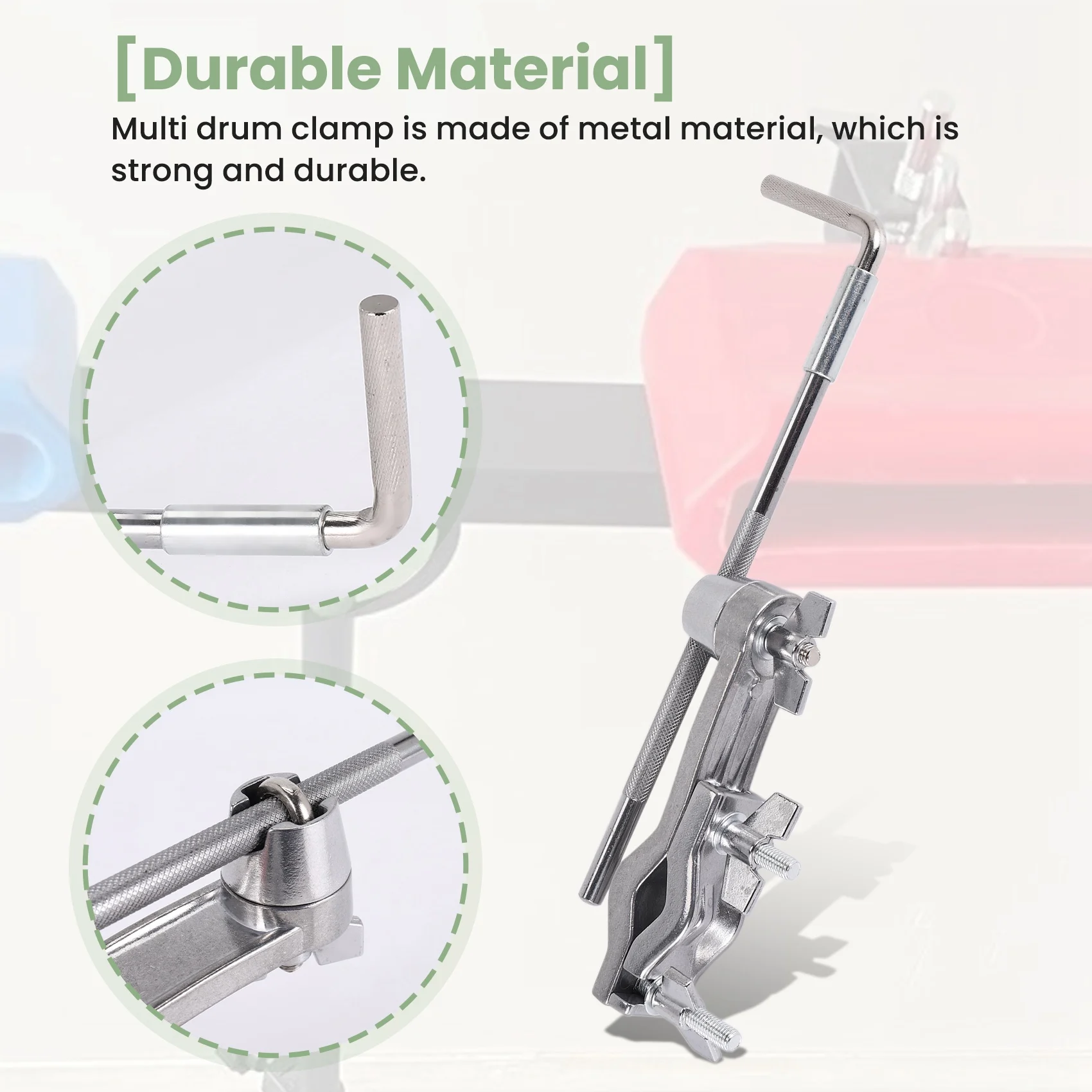 

SYDS удлинитель барабана, быстроразъемные монтажные аксессуары, универсальная опорная подставка, кронштейн для крепления колокольчика, зажим для барабана