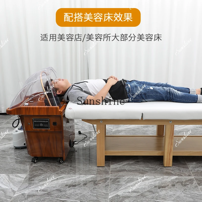Barber shop beauty salon movable head treatment basin ear washing bed water circulation fumigation  TF