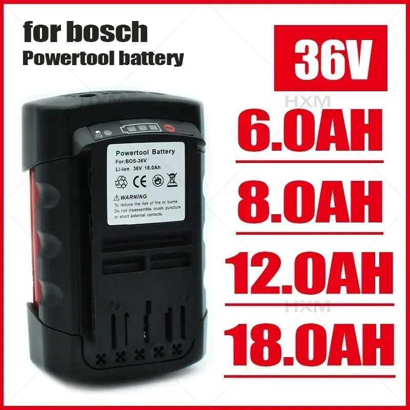 High-capacity 36V18000mAhLithium-ion Battery for Bosch BAT810 BAT836 BAT840 GBH36V-Li Power Tool Replacement Battery Lithium-ion