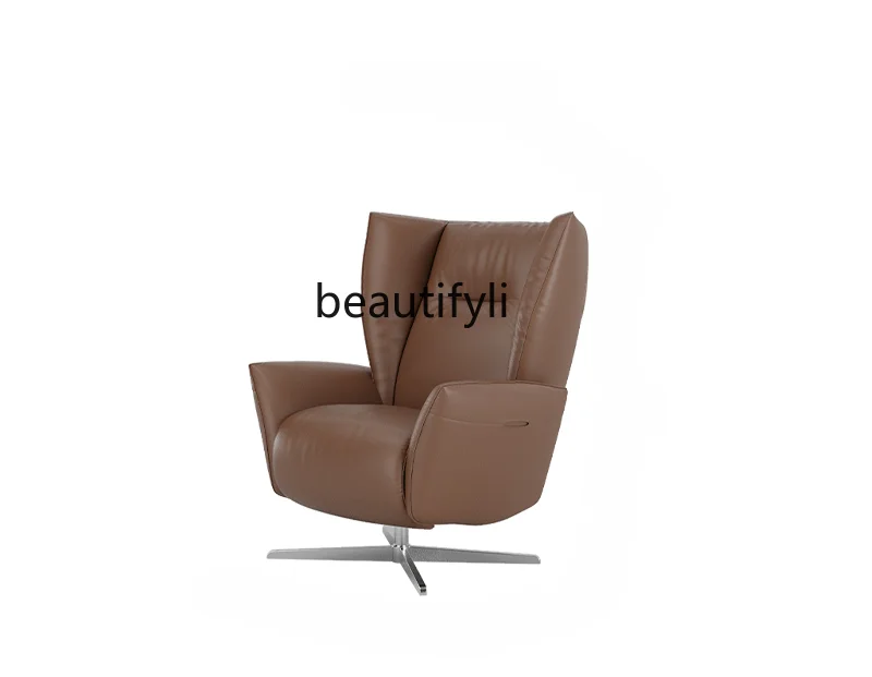 

Sofa Recliner Modern Study Home Multi-Functional Single Leisure Italian Light Luxury Leather Office Chair furniture living room